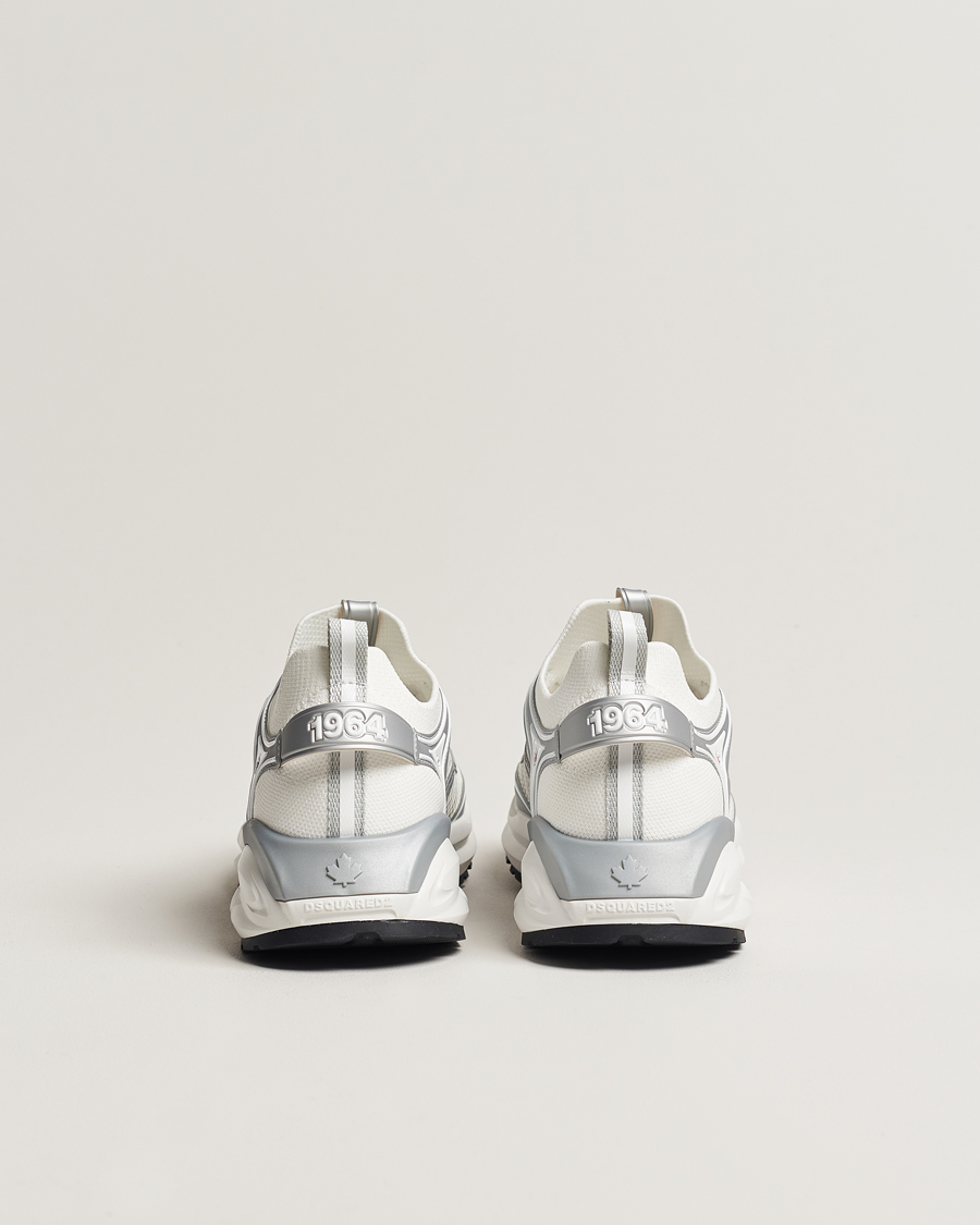 Mies | Dsquared2 Dash Sneaker White/Silver | Dsquared2 | Dash Sneaker White/Silver