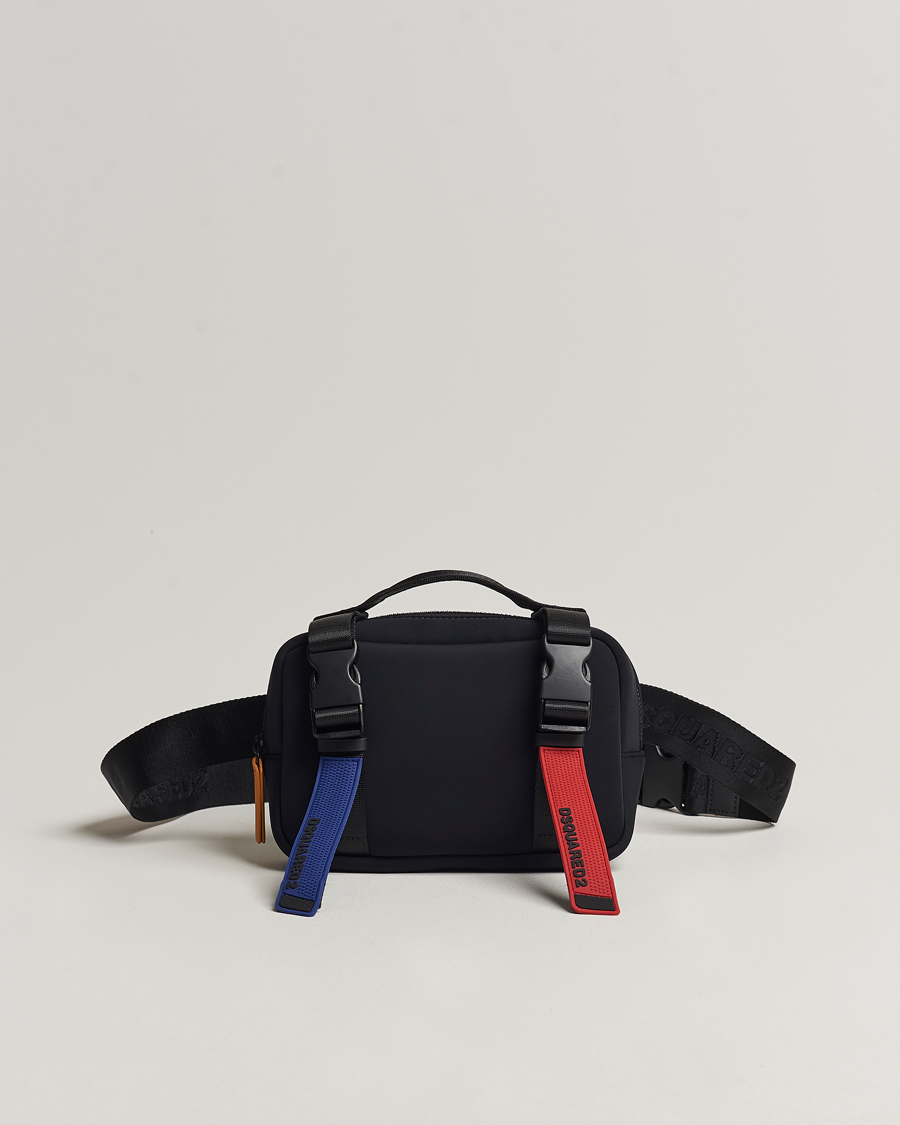 Mies | Dsquared2 Sport Tape Belt Bag Black | Dsquared2 | Sport Tape Belt Bag Black