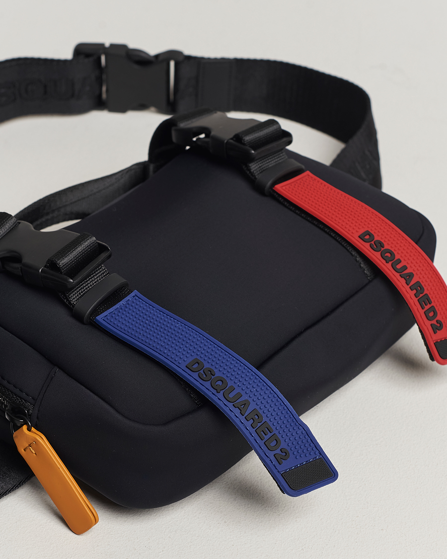 Mies | Dsquared2 Sport Tape Belt Bag Black | Dsquared2 | Sport Tape Belt Bag Black
