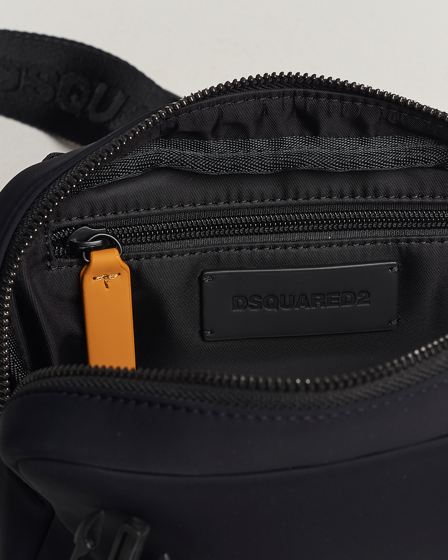 Mies | Dsquared2 Sport Tape Belt Bag Black | Dsquared2 | Sport Tape Belt Bag Black