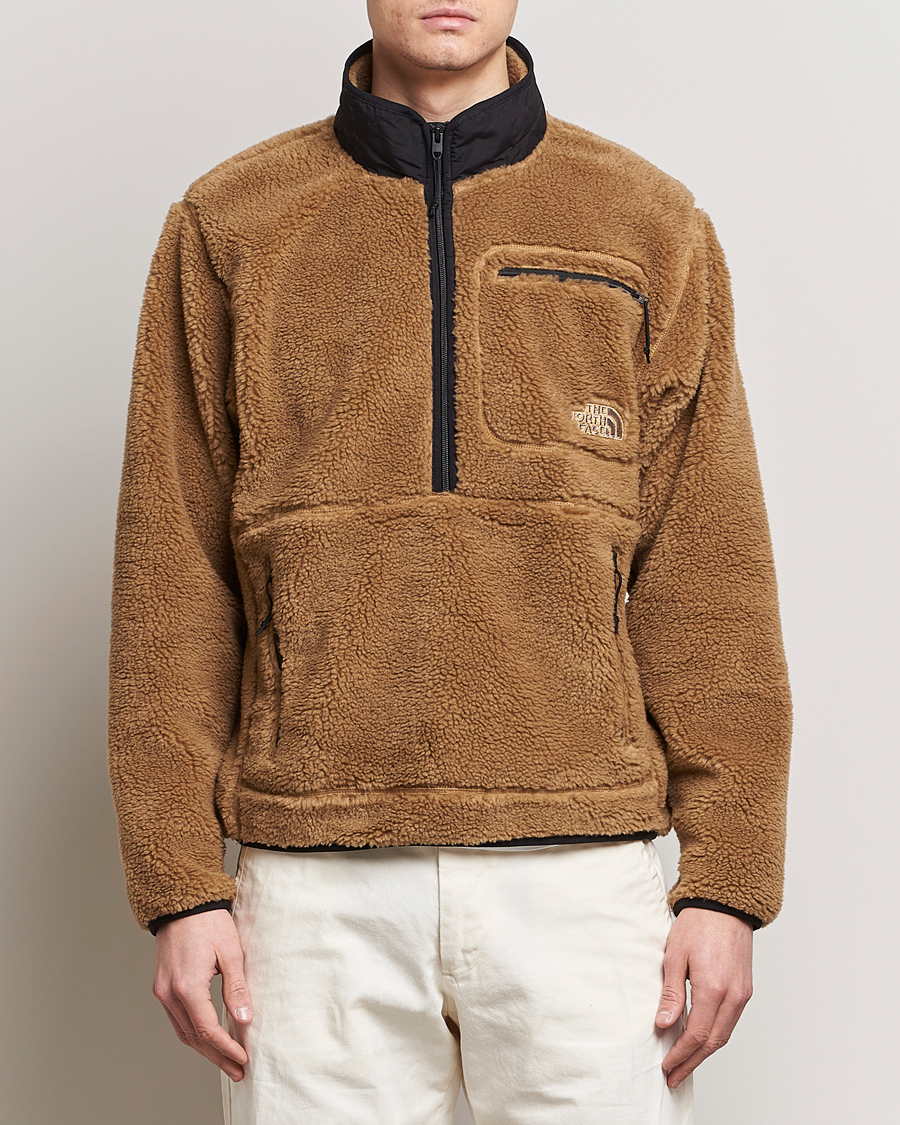 Mies | Puserot | The North Face | Heritage Fleece Half Zip Utility Brown