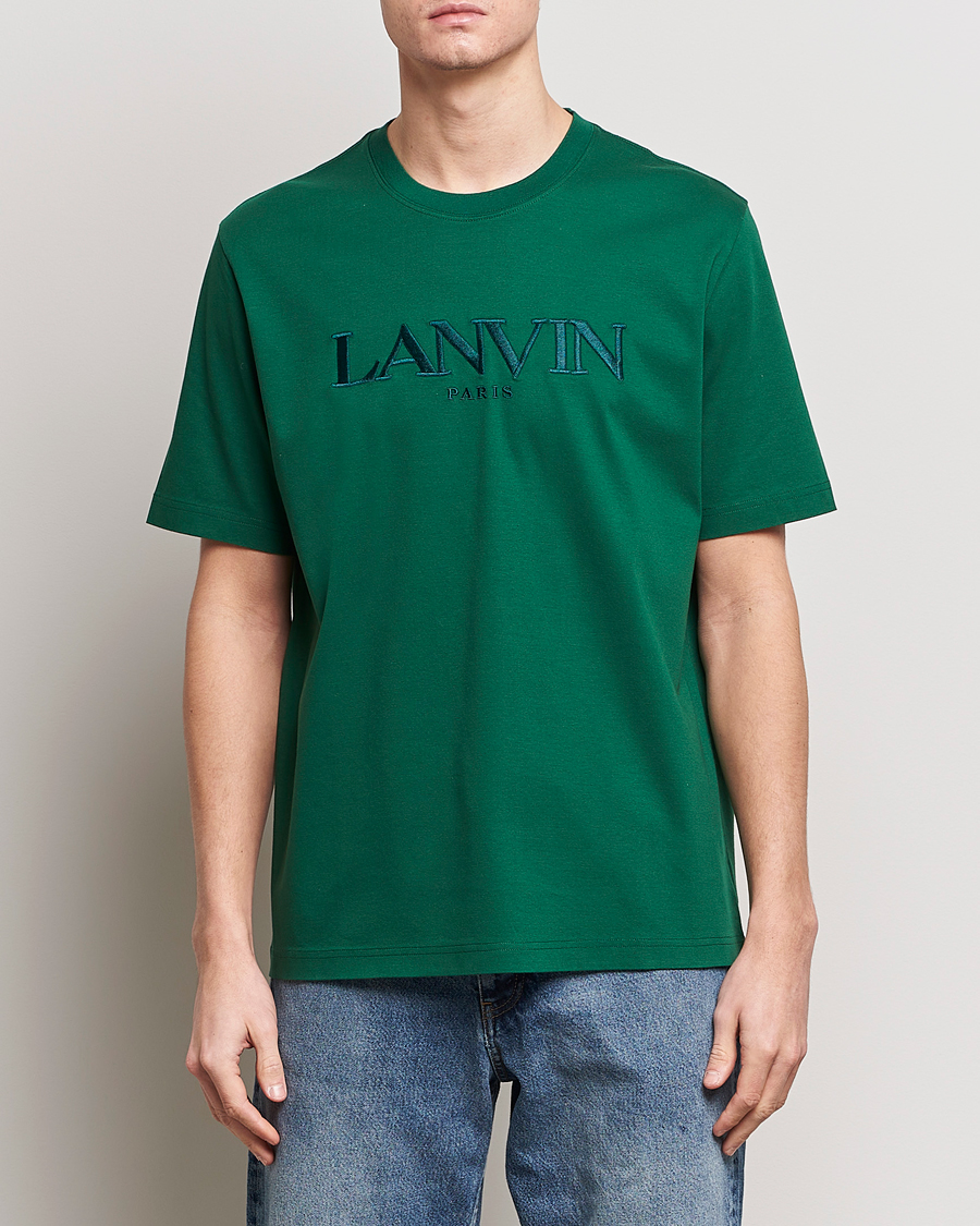 Mies |  | Lanvin | Paris Classic Logo T-Shirt Bottle Green