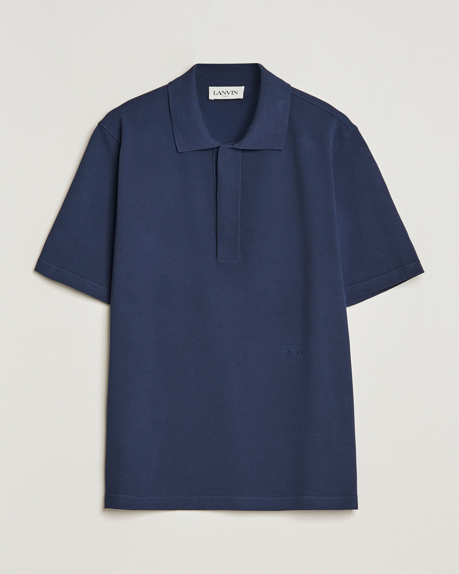 Mies | Pikeet | Lanvin | Short Sleeve Polo Thunder