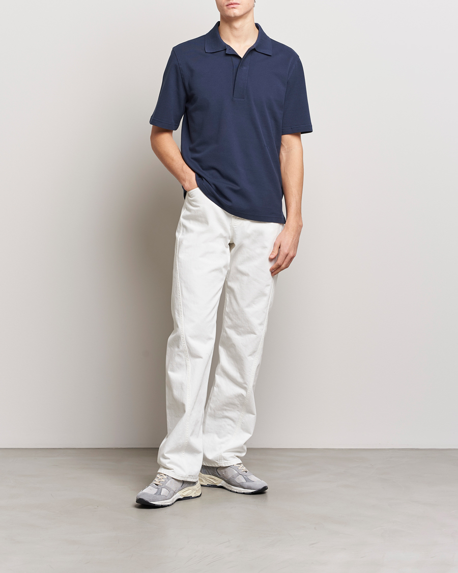 Mies | Pikeet | Lanvin | Short Sleeve Polo Thunder