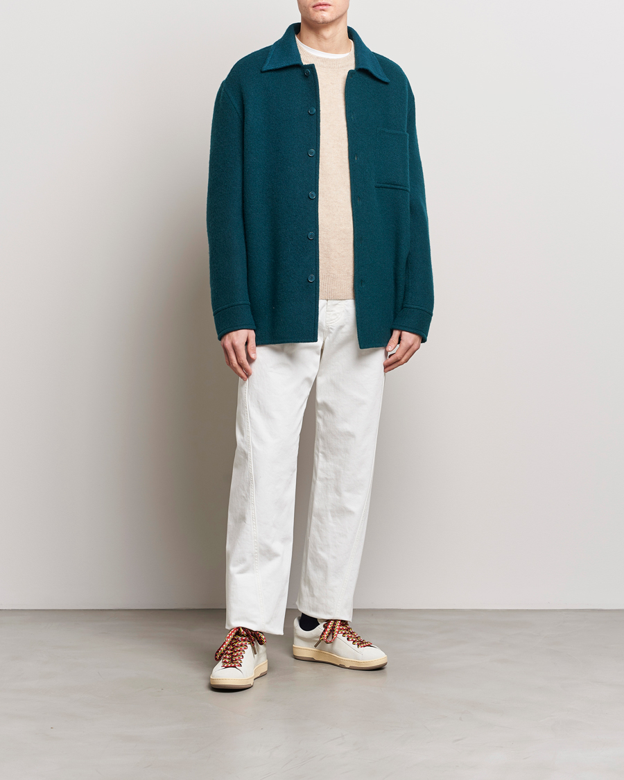 Mies | Housut | Lanvin | Regular Fit 5-Pocket Pants Optic White