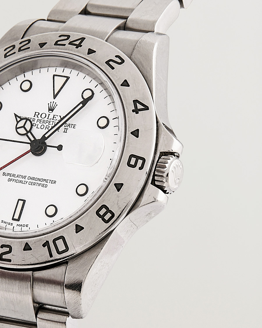 Mies | Rolex Pre-Owned Explorer II 16570 Silver | Rolex Pre-Owned | Explorer II 16570 Silver