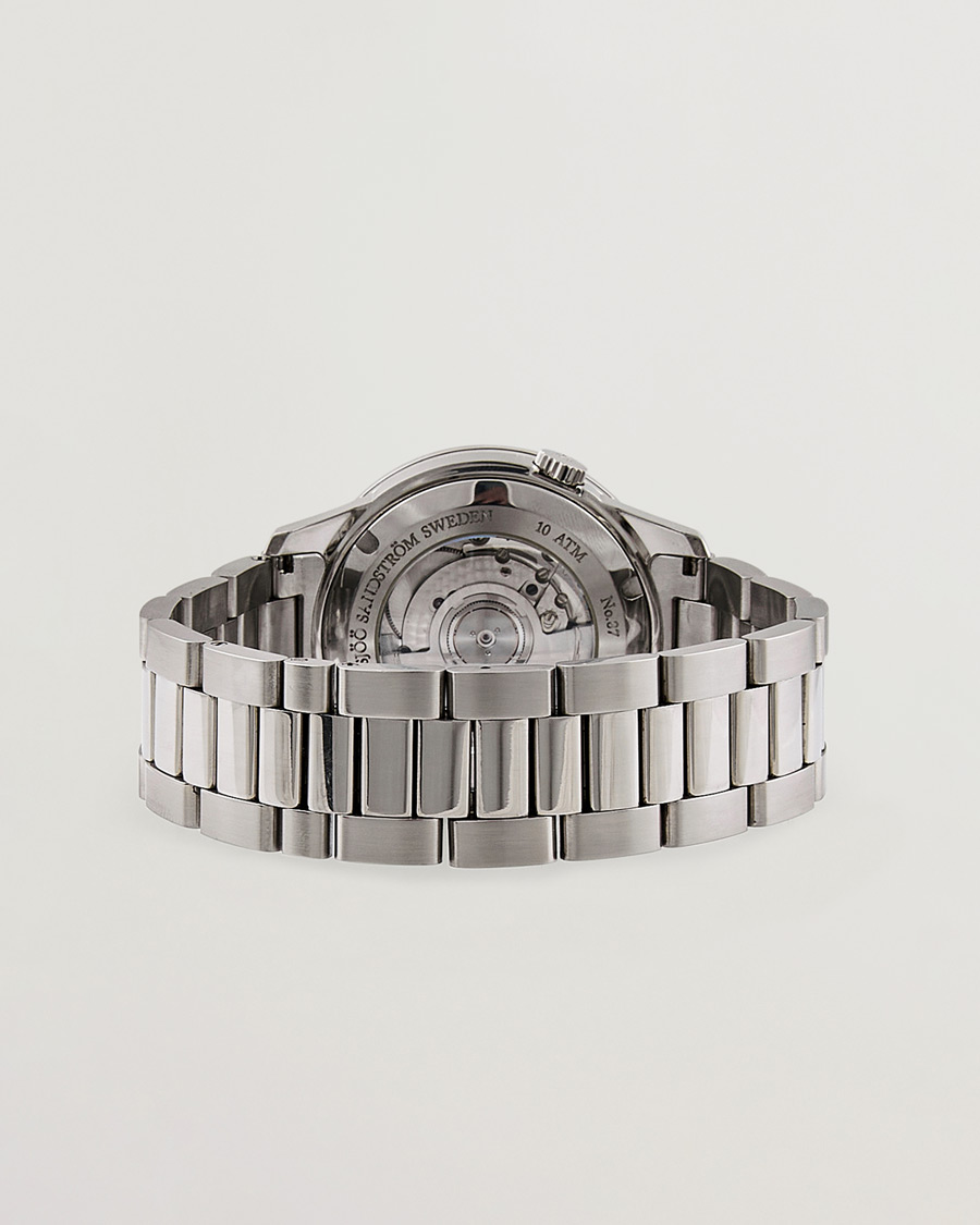 Mies | Sjöö Sandström Pre-Owned Royal Steel Worldstimer 41mm SS-1841-WT Silver | Sjöö Sandström Pre-Owned | Royal Steel Worldstimer 41mm SS-1841-WT Silver