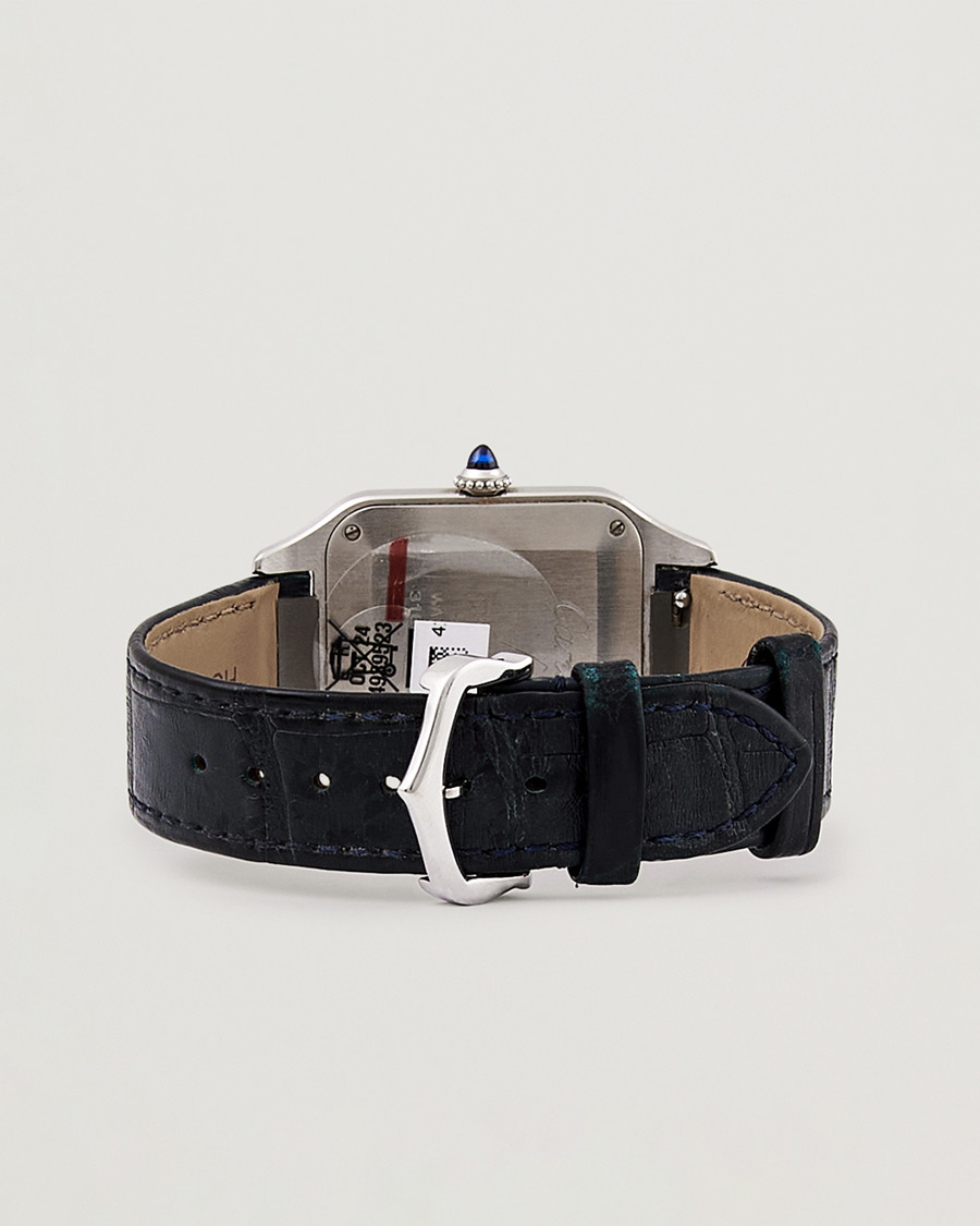 Mies | Cartier Pre-Owned Santos Dumont WSSA0022 Silver | Cartier Pre-Owned | Santos Dumont WSSA0022 Silver