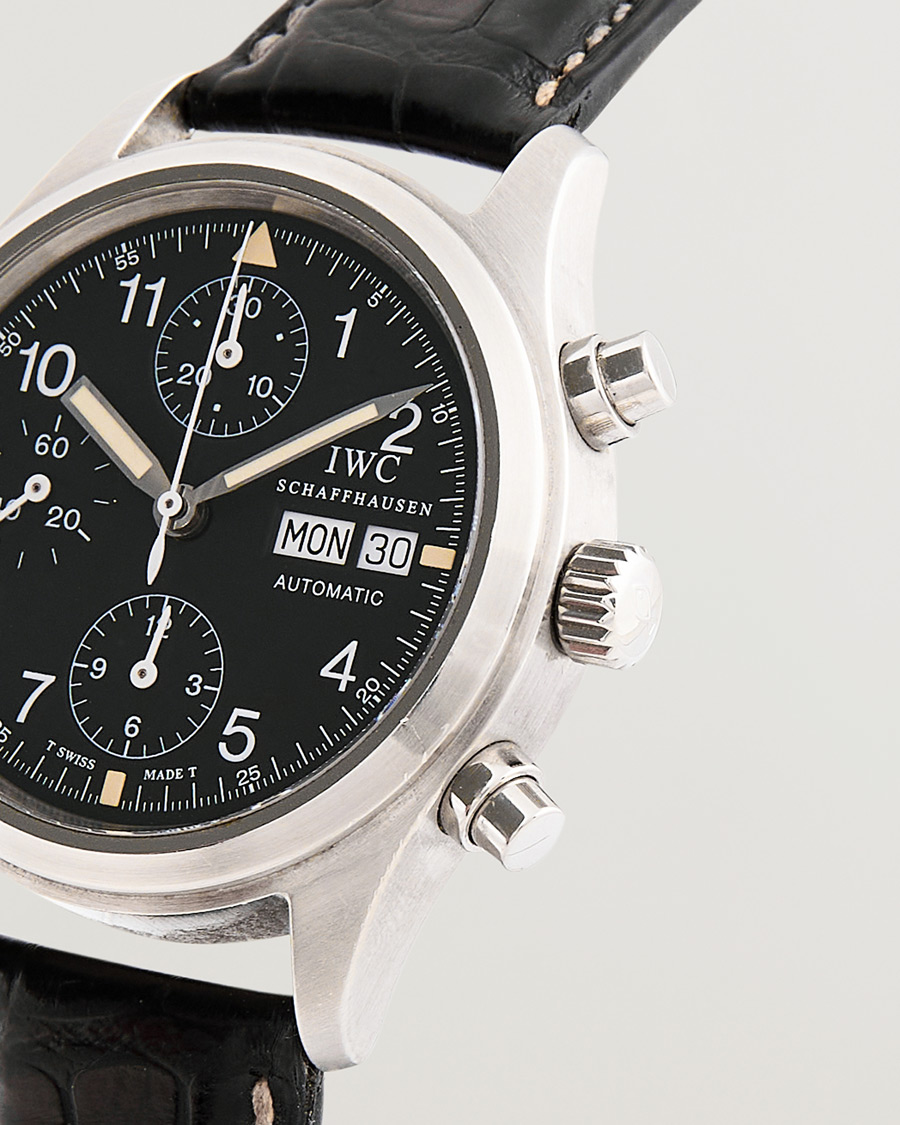 Mies | IWC Pre-Owned Pilot Chronograph IW3706 Silver | IWC Pre-Owned | Pilot Chronograph IW3706 Silver