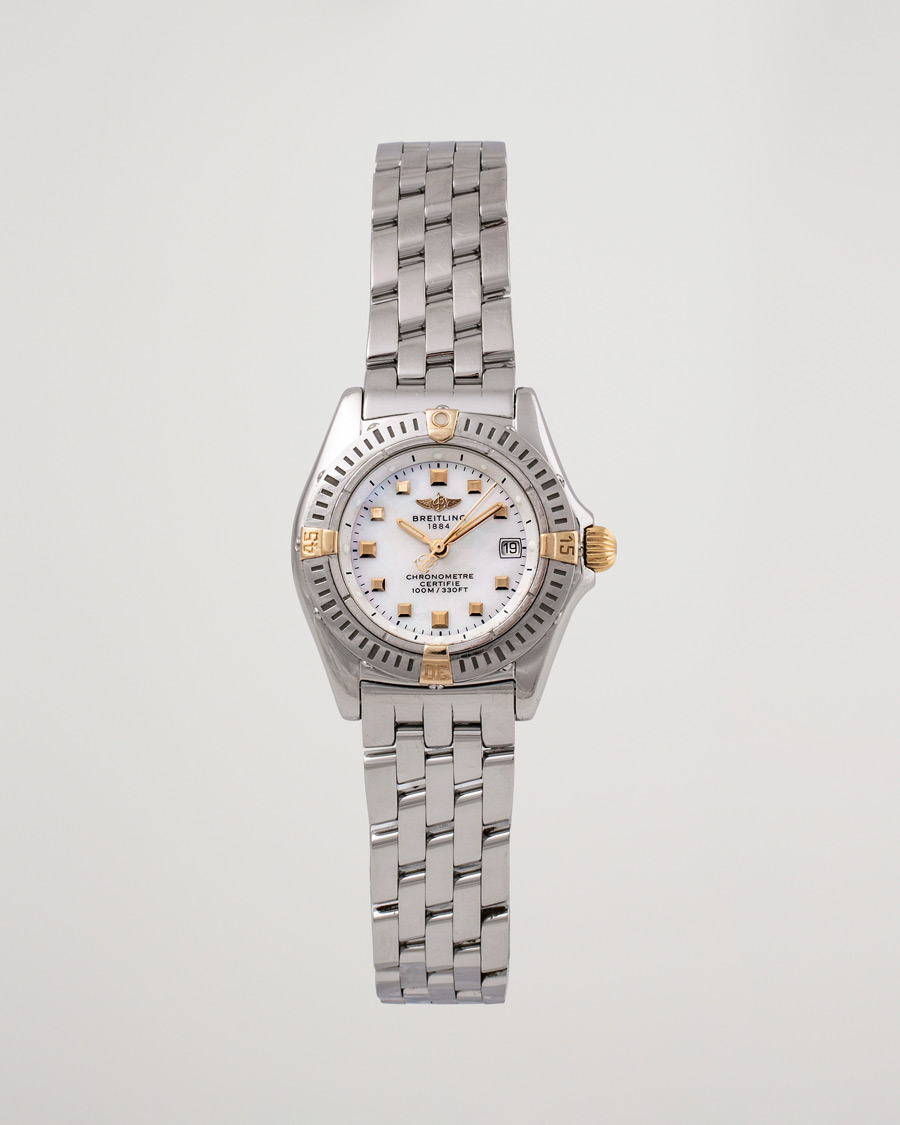 Mies | Breitling Pre-Owned Callistino B72345 Mother of Pearl Silver | Breitling Pre-Owned | Callistino B72345 Mother of Pearl Silver