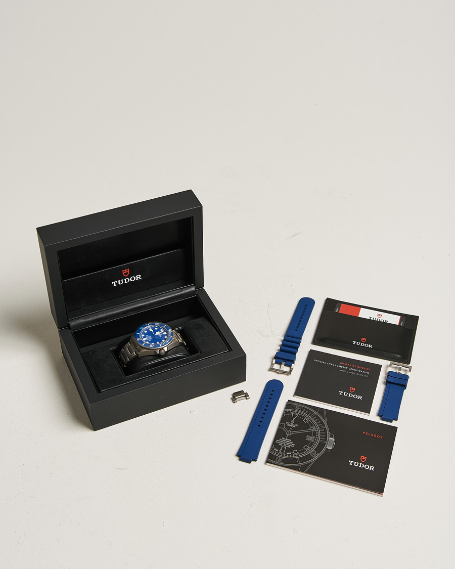 Mies | Tudor Pre-Owned Pelagos 25600TB Silver | Tudor Pre-Owned | Pelagos 25600TB Silver