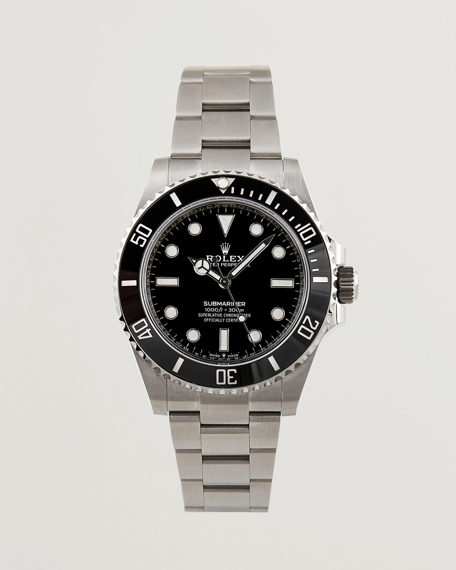 Käytetty | Kellot | Rolex Pre-Owned | Submariner 124060 Oyster Perpetual Steel Black Silver