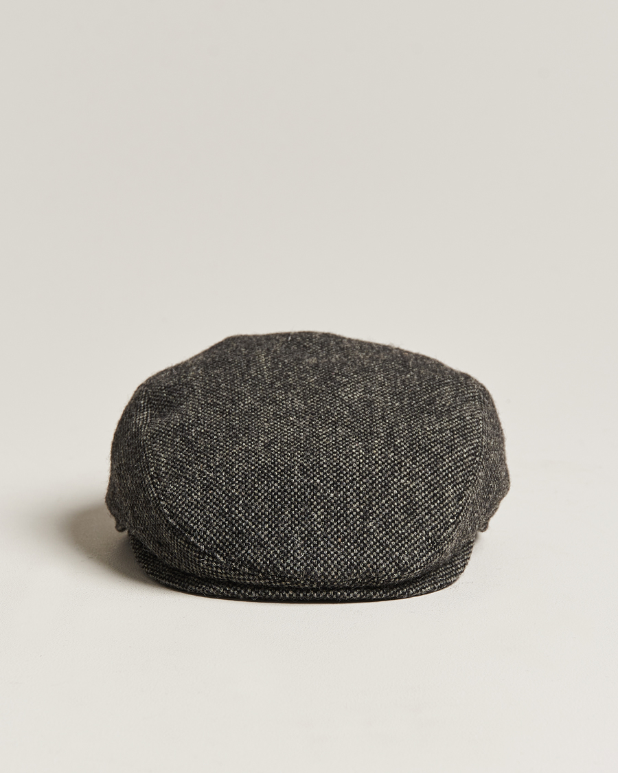 Mies | Päähineet | Wigéns | Ivy Slim Donegal Wool Dark Grey