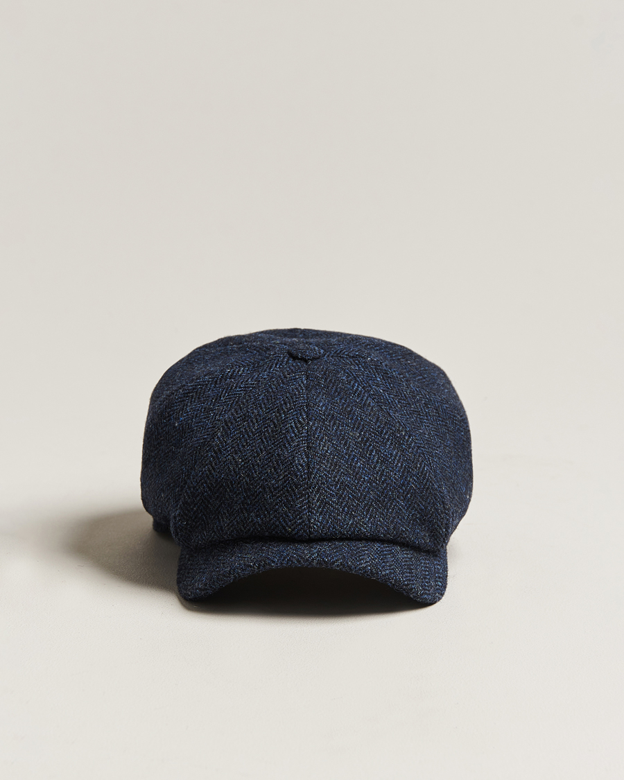 Mies | Päähineet | Wigéns | Newsboy Classic Shetland Wool Navy