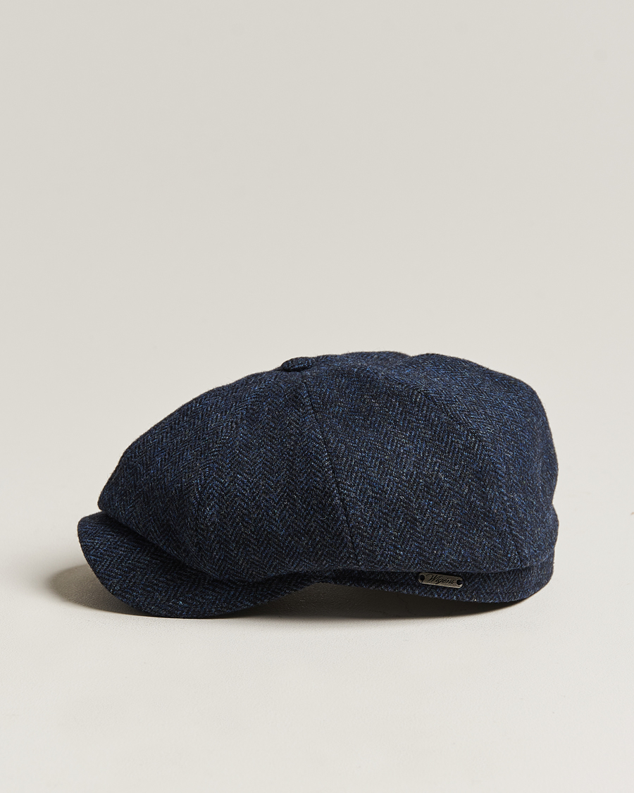 Mies | Päähineet | Wigéns | Newsboy Classic Shetland Wool Navy