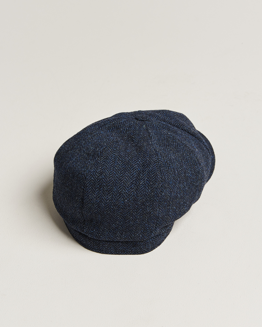 Mies | Päähineet | Wigéns | Newsboy Classic Shetland Wool Navy