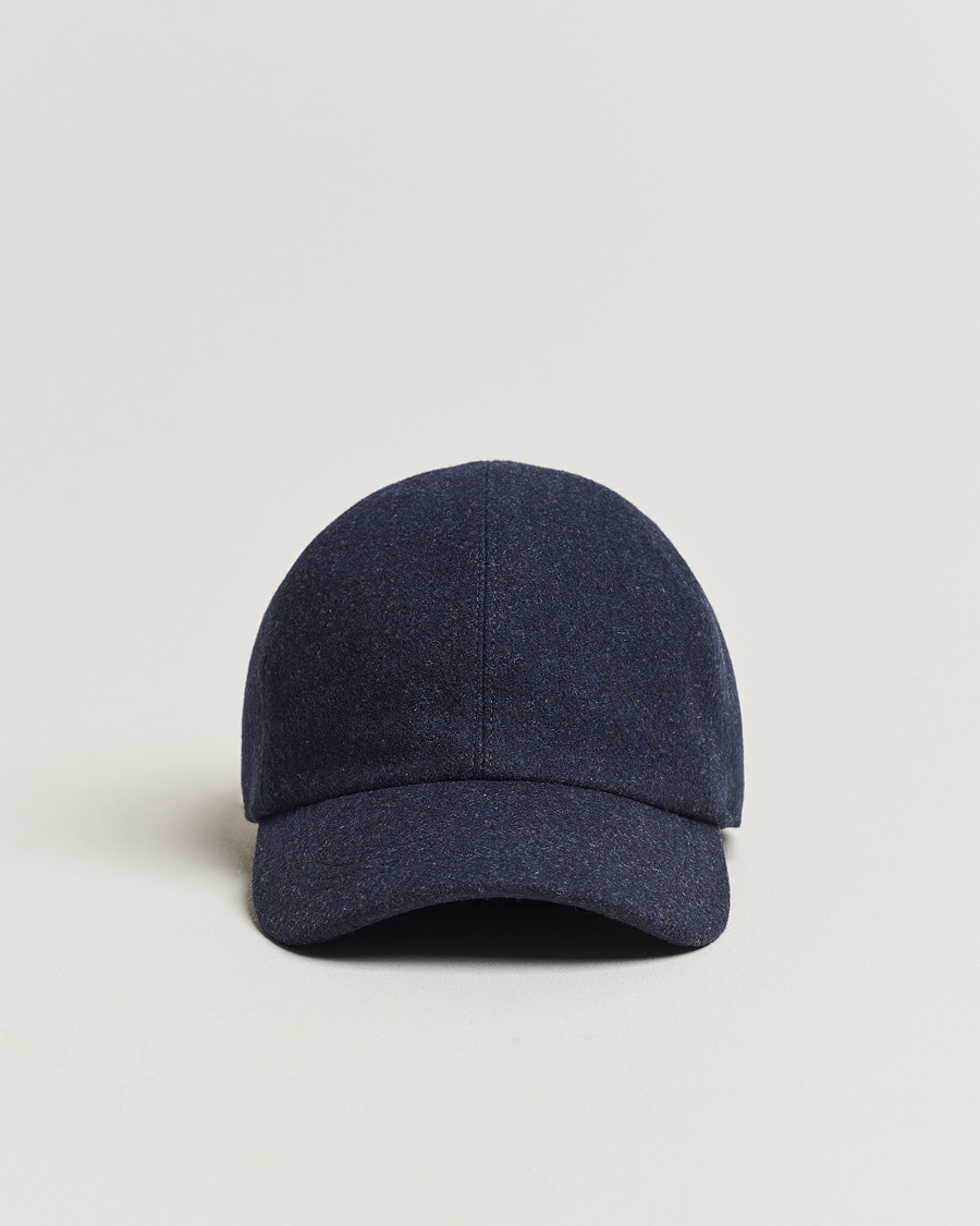 Mies | Wigéns Baseball Classic Melton Wool Blue Melange | Wigéns | Baseball Classic Melton Wool Blue Melange