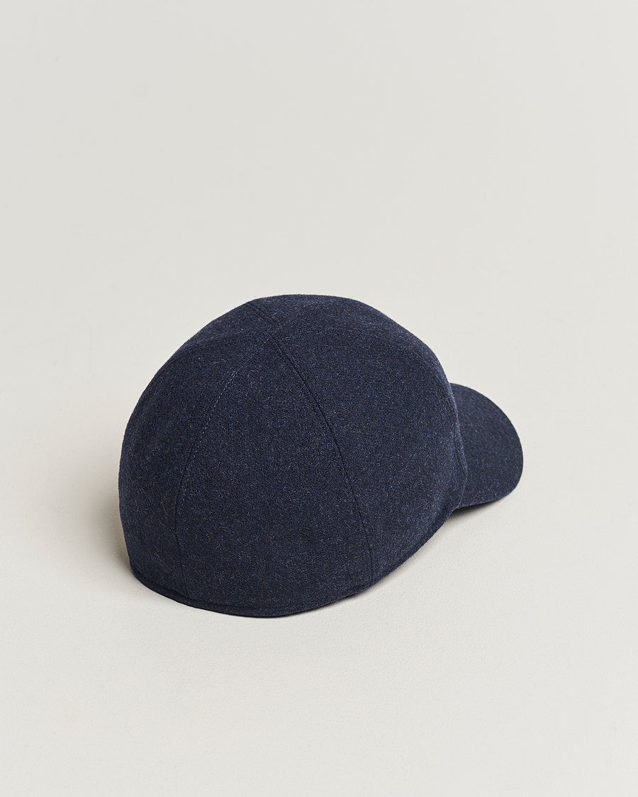Mies | Wigéns Baseball Classic Melton Wool Blue Melange | Wigéns | Baseball Classic Melton Wool Blue Melange
