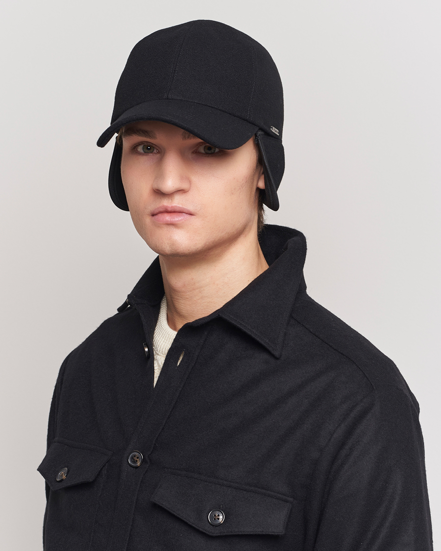 Mies | Päähineet | Wigéns | Baseball Classic Melton Wool Black