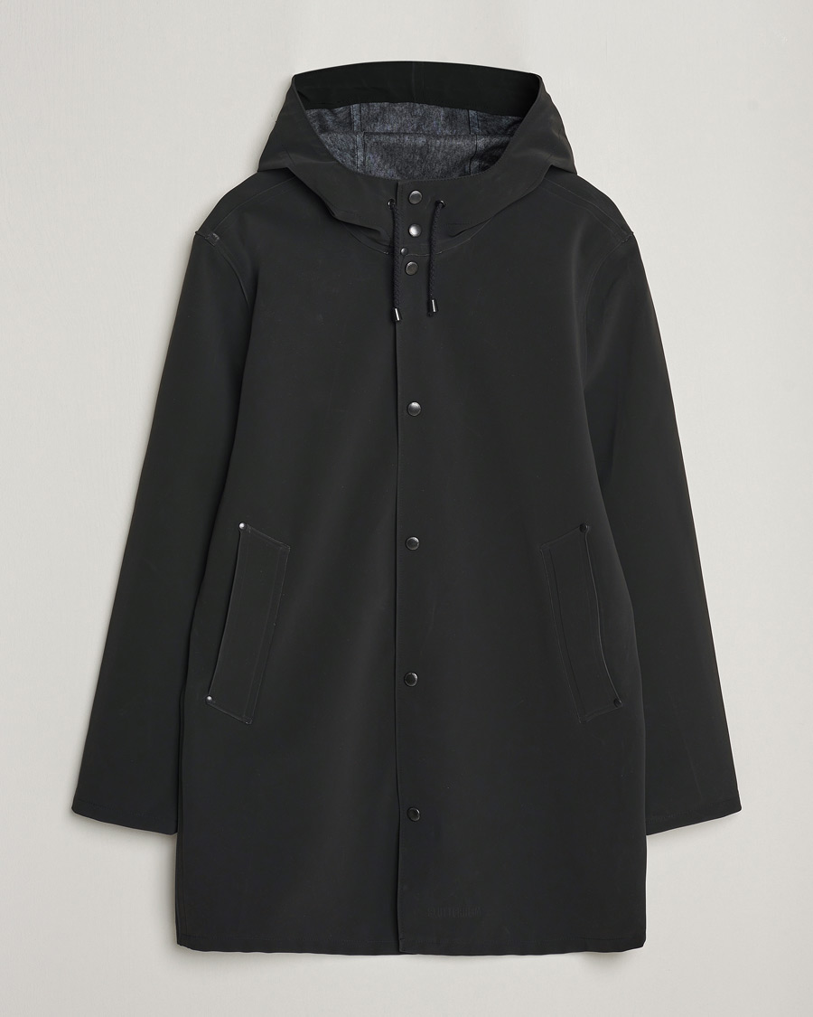 Mies | Takit | Stutterheim | Stockholm Raincoat Suede Black