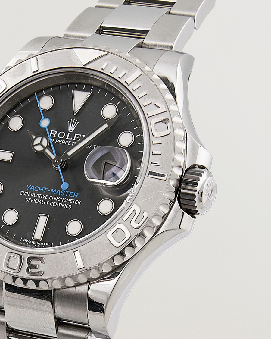 Mies | Rolex Pre-Owned Yacht Master 116622 Oyster Perpetual Silver | Rolex Pre-Owned | Yacht Master 116622 Oyster Perpetual Silver