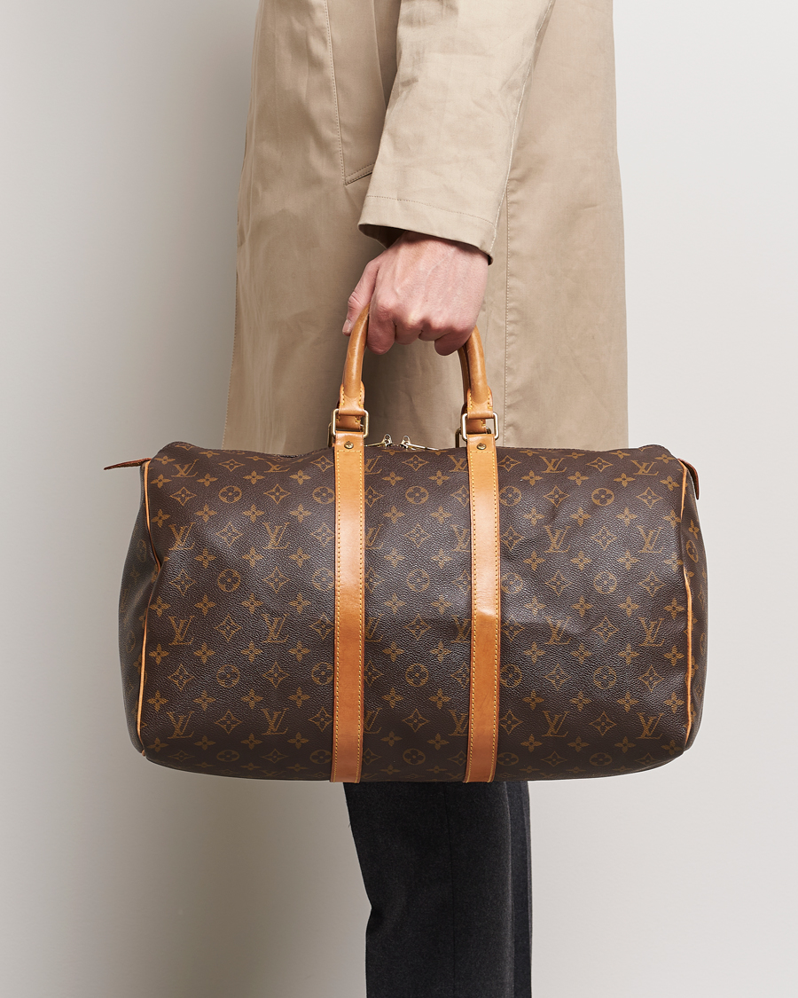 Mies | Louis Vuitton Pre-Owned Keepall 45 Bag Monogram | Louis Vuitton Pre-Owned | Keepall 45 Bag Monogram