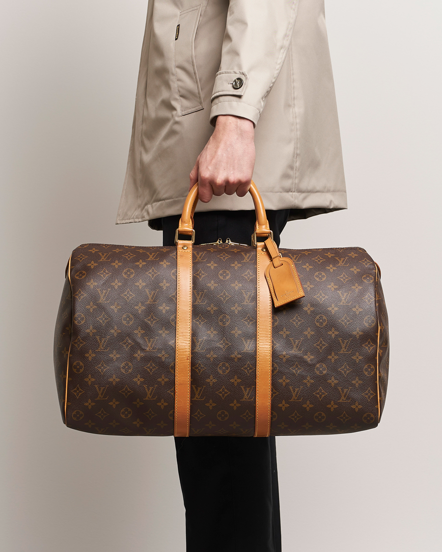 Mies | Louis Vuitton Pre-Owned Keepall 50 Bag Monogram | Louis Vuitton Pre-Owned | Keepall 50 Bag Monogram