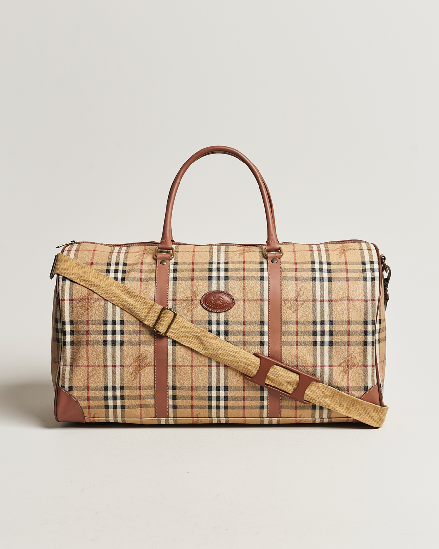 Mies | Burberry Pre-Owned Duffle Bag Haymarket Check | Burberry Pre-Owned | Duffle Bag Haymarket Check