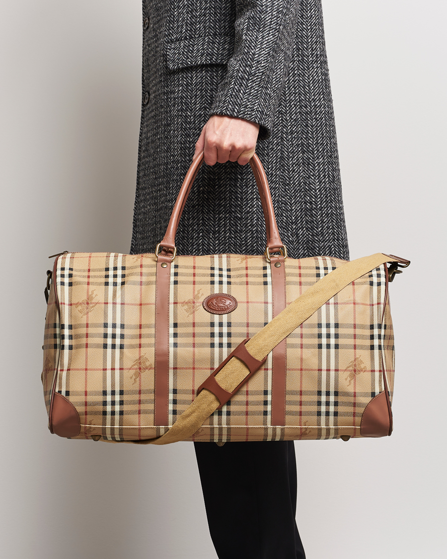 Mies | Burberry Pre-Owned Duffle Bag Haymarket Check | Burberry Pre-Owned | Duffle Bag Haymarket Check