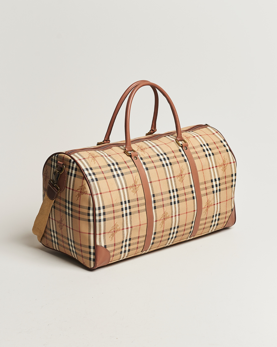 Mies | Burberry Pre-Owned Duffle Bag Haymarket Check | Burberry Pre-Owned | Duffle Bag Haymarket Check