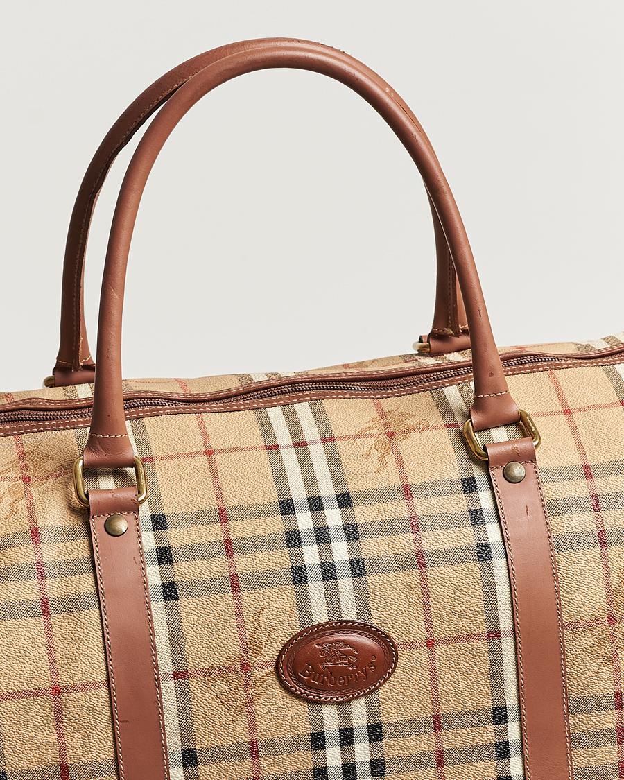 Mies | Burberry Pre-Owned Duffle Bag Haymarket Check | Burberry Pre-Owned | Duffle Bag Haymarket Check