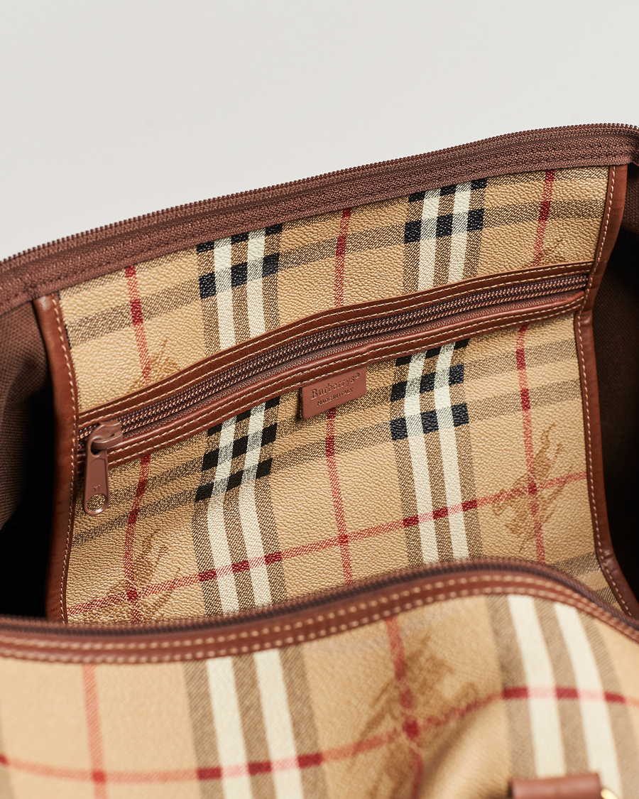 Mies | Burberry Pre-Owned Duffle Bag Haymarket Check | Burberry Pre-Owned | Duffle Bag Haymarket Check