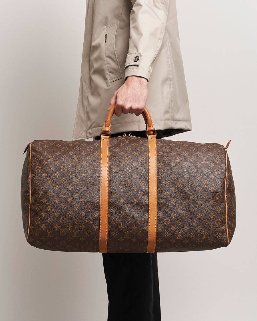 Mies | Louis Vuitton Pre-Owned Keepall 60 Bag Monogram | Louis Vuitton Pre-Owned | Keepall 60 Bag Monogram