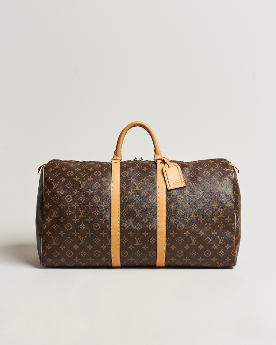 Mies | Louis Vuitton Pre-Owned Keepall 55 Bag Monogram | Louis Vuitton Pre-Owned | Keepall 55 Bag Monogram