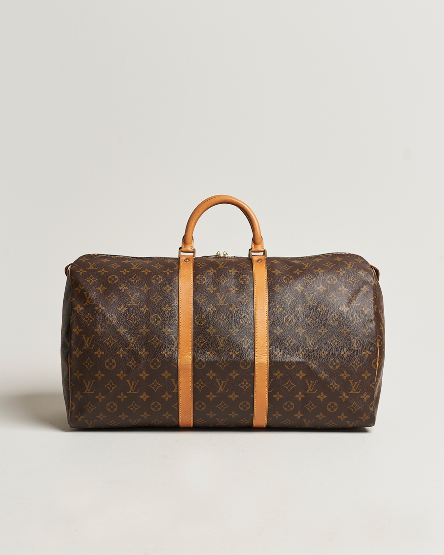 Mies | Louis Vuitton Pre-Owned Keepall 55 Bag Monogram | Louis Vuitton Pre-Owned | Keepall 55 Bag Monogram