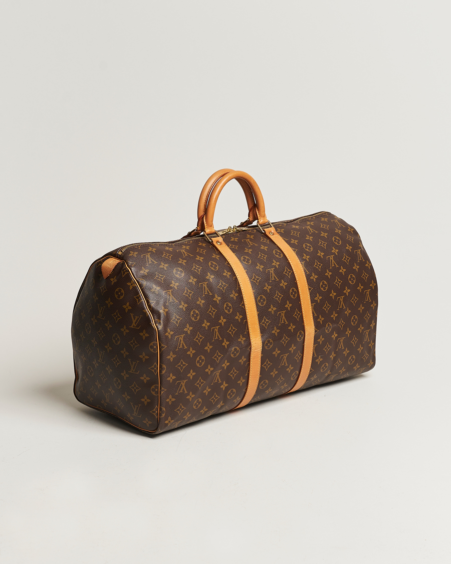 Mies | Louis Vuitton Pre-Owned Keepall 55 Bag Monogram | Louis Vuitton Pre-Owned | Keepall 55 Bag Monogram