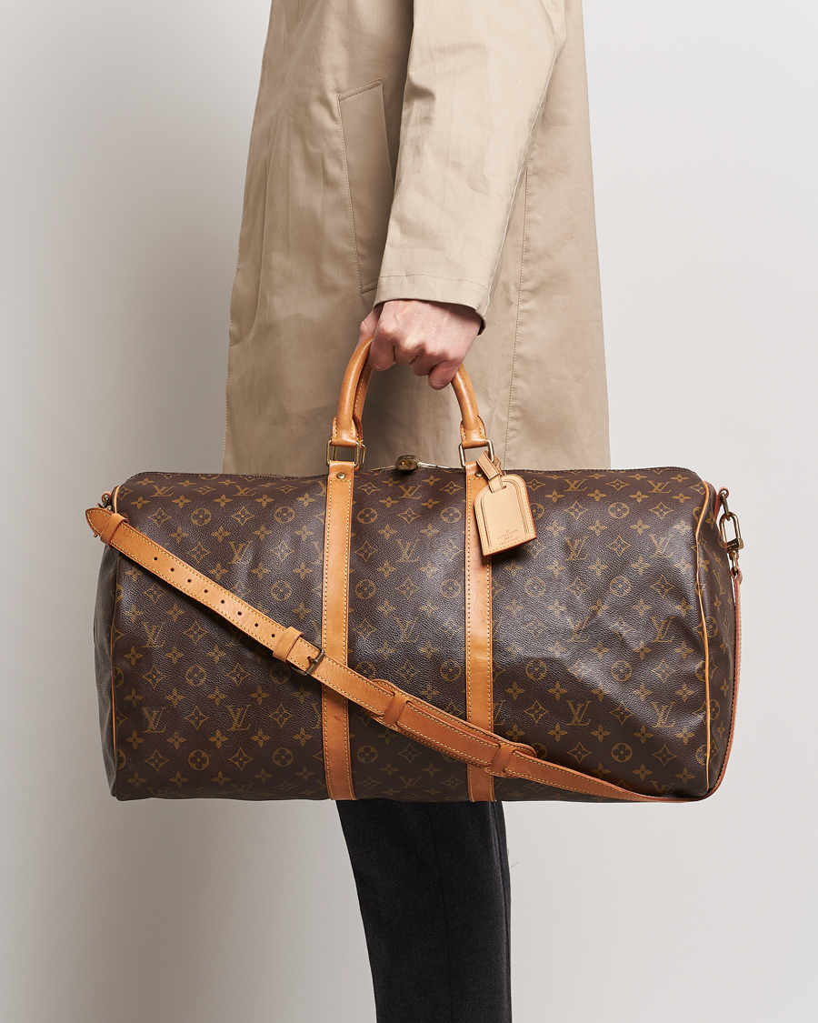 Mies | Louis Vuitton Pre-Owned Keepall Bandoulière 55 Monogram | Louis Vuitton Pre-Owned | Keepall Bandoulière 55 Monogram