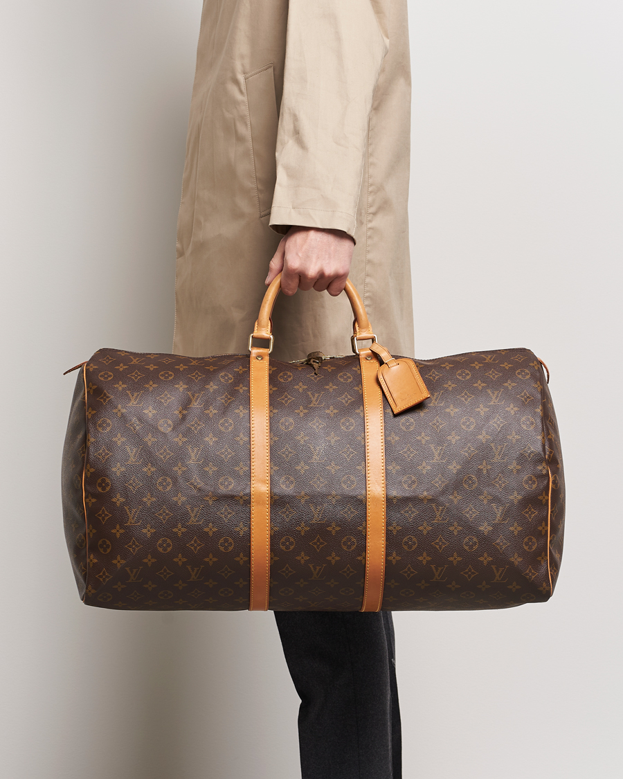 Mies | Louis Vuitton Pre-Owned Keepall 60 Bag Monogram | Louis Vuitton Pre-Owned | Keepall 60 Bag Monogram