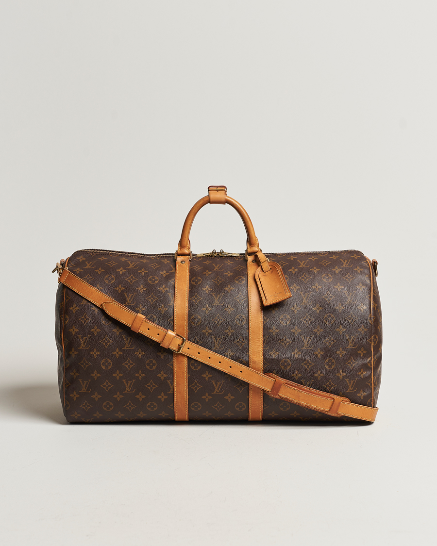 Mies | Louis Vuitton Pre-Owned Keepall Bandoulière 55 Bag Monogram | Louis Vuitton Pre-Owned | Keepall Bandoulière 55 Bag Monogram