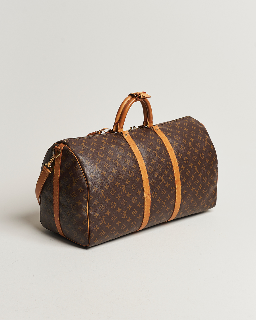 Mies | Louis Vuitton Pre-Owned Keepall Bandoulière 55 Bag Monogram | Louis Vuitton Pre-Owned | Keepall Bandoulière 55 Bag Monogram