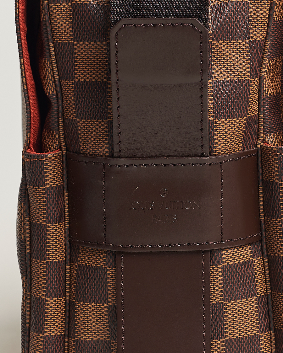 Mies | Louis Vuitton Pre-Owned Naviglio Messenger Bag Damier Ebene | Louis Vuitton Pre-Owned | Naviglio Messenger Bag Damier Ebene