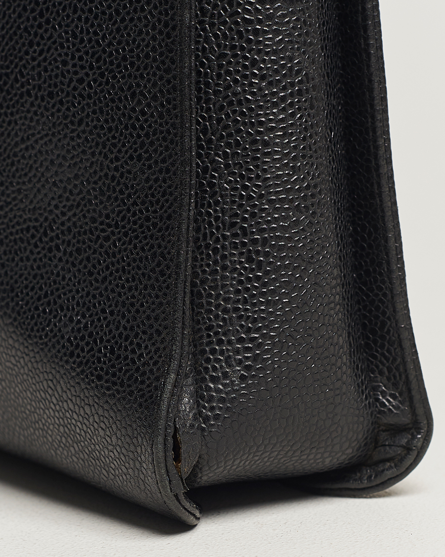 Mies | Chanel Pre-Owned Portfolio Briefcase Leather Black | Chanel Pre-Owned | Portfolio Briefcase Leather Black