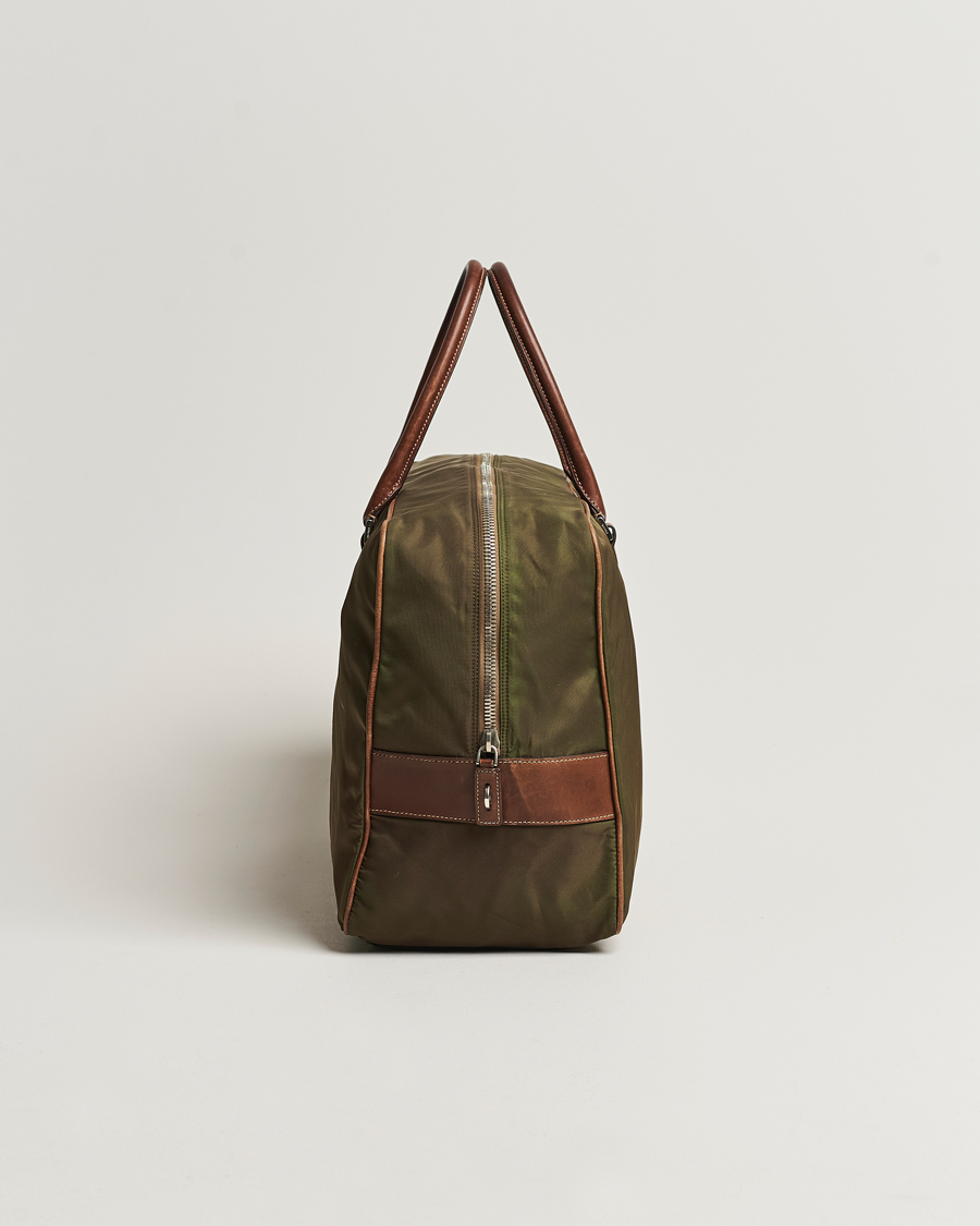 Mies | Prada Pre-Owned Boston Nylon Bag Moss Green  | Prada Pre-Owned | Boston Nylon Bag Moss Green 