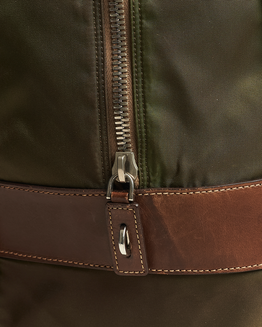 Mies | Prada Pre-Owned Boston Nylon Bag Moss Green  | Prada Pre-Owned | Boston Nylon Bag Moss Green 