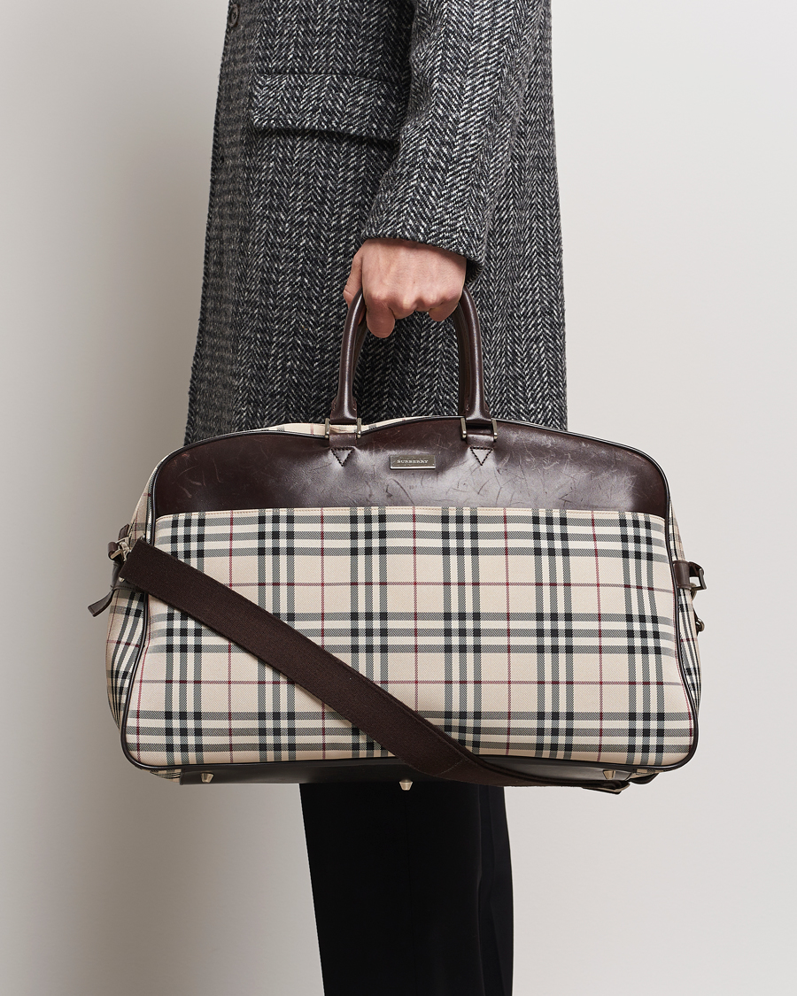 Mies | Burberry Pre-Owned Travel Bag House Check | Burberry Pre-Owned | Travel Bag House Check