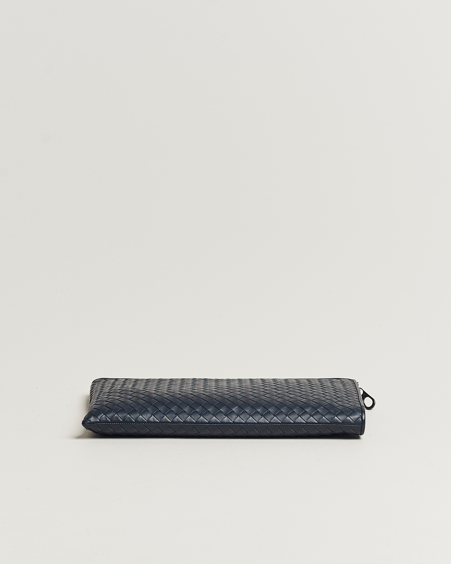 Mies | Bottega Veneta Pre-Owned Intrecciato Document Case Blue | Bottega Veneta Pre-Owned | Intrecciato Document Case Blue