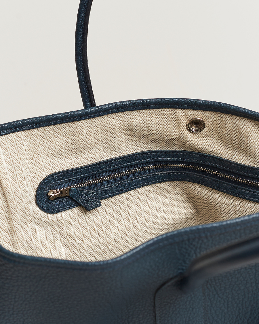 Mies | Hermès Pre-Owned Garden Party 36 Tote Togo Blue | Hermès Pre-Owned | Garden Party 36 Tote Togo Blue