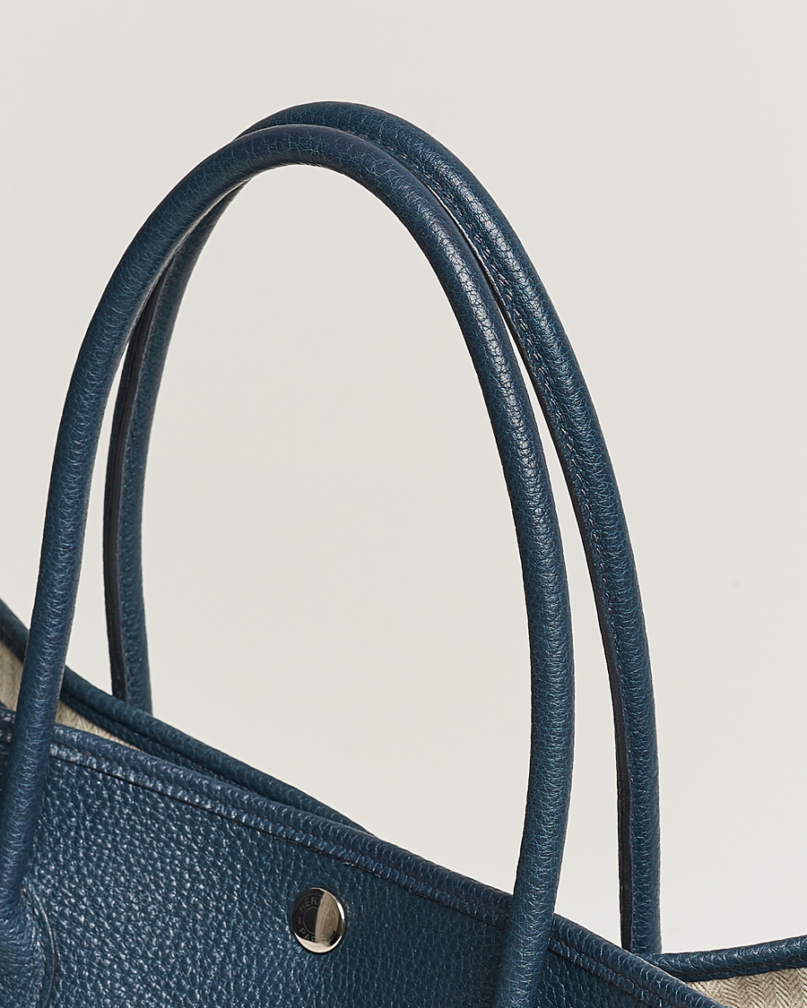 Mies | Hermès Pre-Owned Garden Party 36 Tote Togo Blue | Hermès Pre-Owned | Garden Party 36 Tote Togo Blue