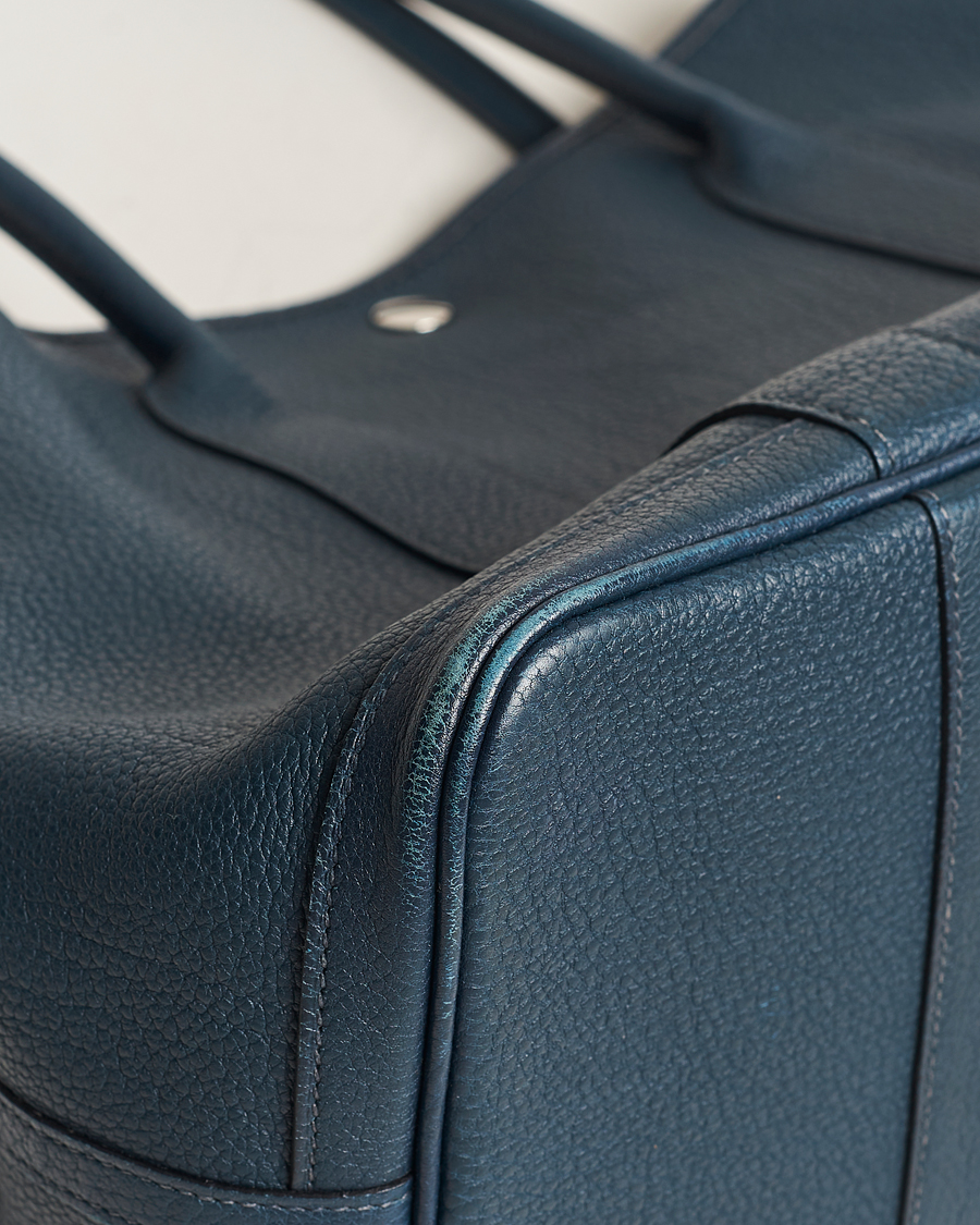 Mies | Hermès Pre-Owned Garden Party 36 Tote Togo Blue | Hermès Pre-Owned | Garden Party 36 Tote Togo Blue