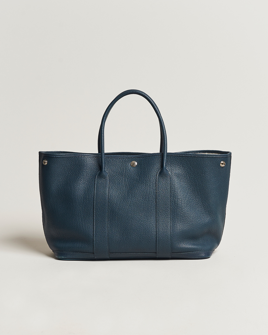 Mies | Hermès Pre-Owned Garden Party 36 Tote Togo Blue | Hermès Pre-Owned | Garden Party 36 Tote Togo Blue
